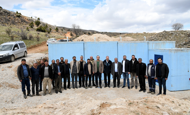 Malatya Arapgir’de yeni içme suyu hattı devrede