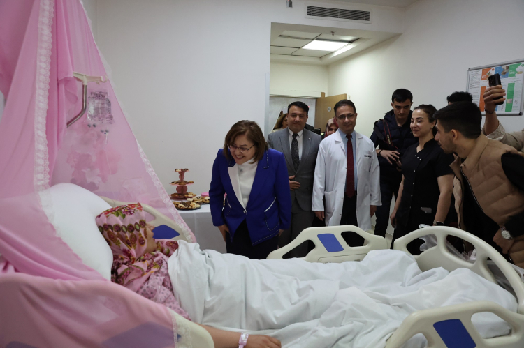 Gaziantep’de tüp bebek desteğinin ilk bebeği dünyaya geldi