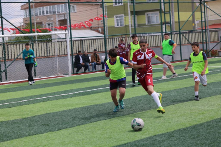Tekirdağ’da miniklerden futbol resitali