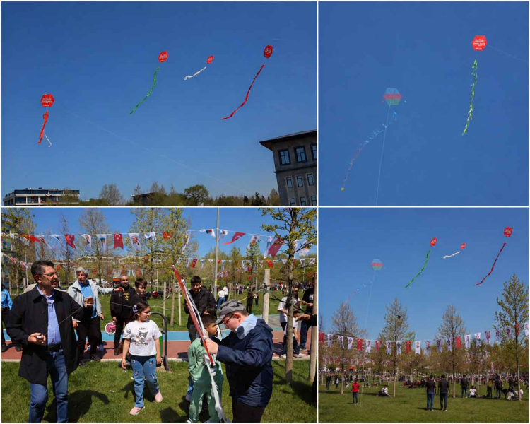 İstanbul Çekmeköy’de gökyüzünde renk cümbüşü