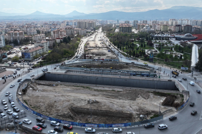 Konya'da Stadyum-Şehir Hastanesi Tramvay Hattı'nda ikinci etap sürüyor