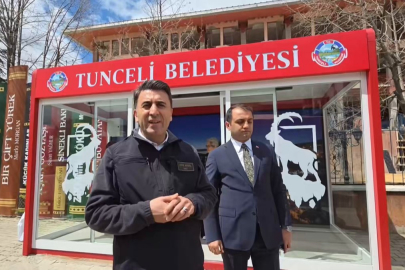 Tunceli’de duraklar yenileniyor
