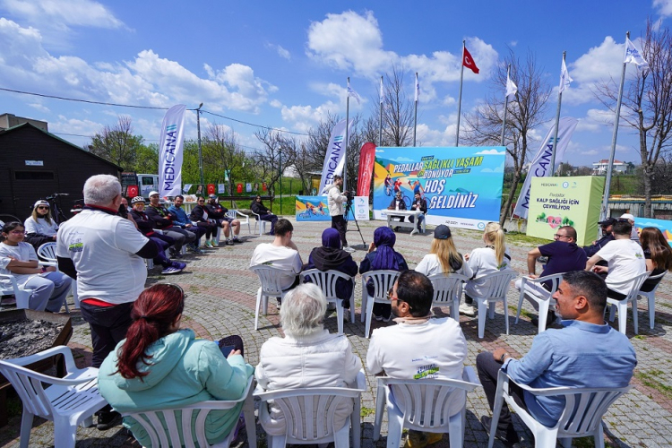 Beylikdüzü’nde pedallar sağlığa çevrildi