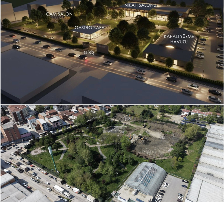 Bursa İnegöl’de yeni yaşam alanı oluşuyor