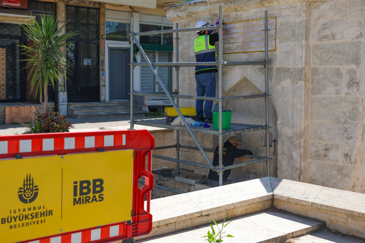 İstanbul Maltepe’nin tarihi mirası ‘Feyzullah Efendi Çeşmesi’ yenilendi