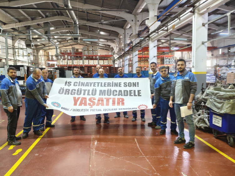 28 Nisan’da fabrikalarda ortak ses: İş cinayetleri son bulsun!