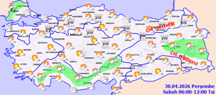 Sıcaklıklar düşüyor… Kuvvetli yağış ve sis uyarısı