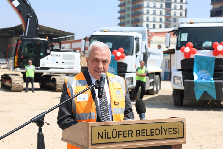 Bursa Nilüfer’in yeni araçları yollarda