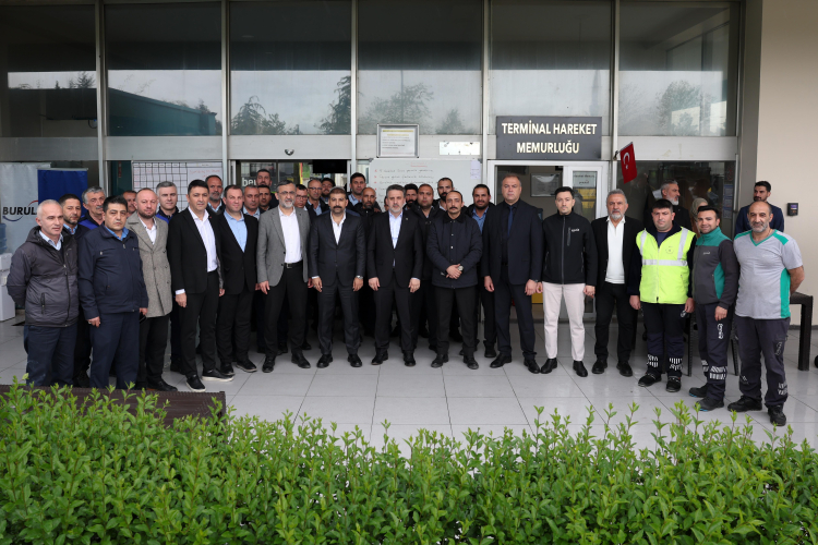 Bursa’da Başkan Vekili Biba’dan emekçilere 1 Mayıs ziyareti