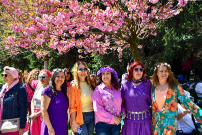 Ankaralı kadınlar baharı Sakura Şenliği'yle karşıladı