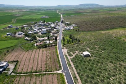 Kırsalda asfalta çal��şmalarına devam