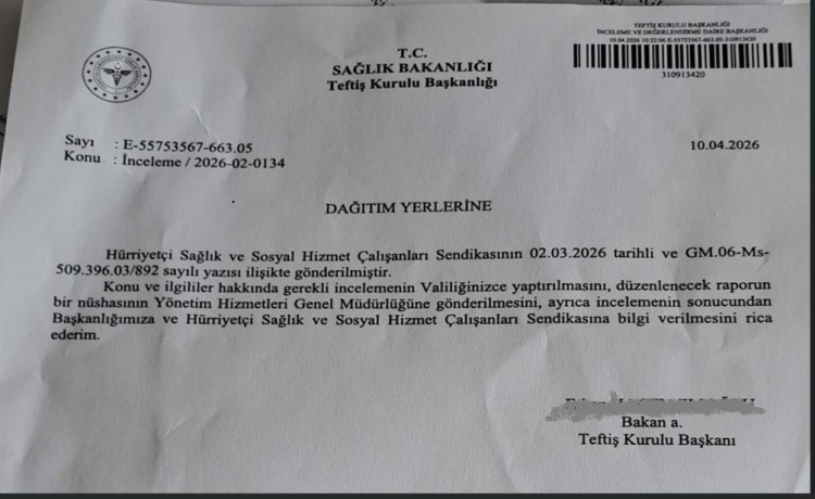 Hürriyetçi Sağlık Sen’den İzmit İlçe Sağlık Müdürü hakkında ağır iddialar
