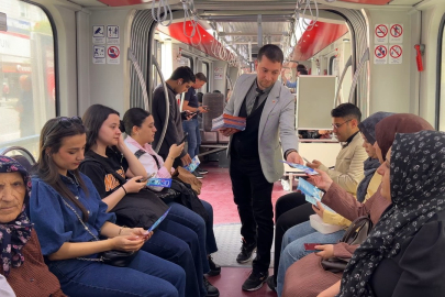 Kayserililere sahada KBB Trafik uygulaması tanıtımı