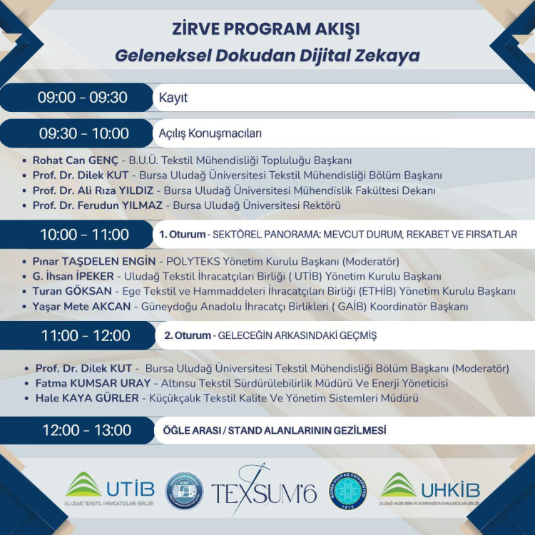 TEXSUM’26 tekstilin geleceğini Bursa’da masaya yatıracak