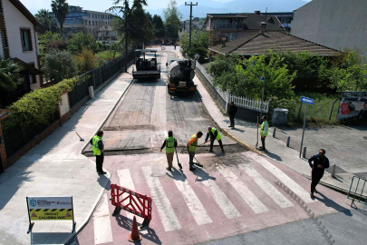 Kocaeli Başiskele sahilinde trafik ve yaya düzenine yenileme