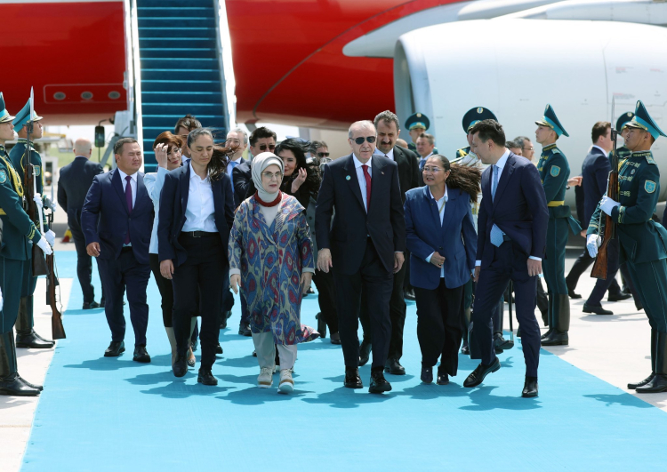 Cumhurbaşkanı Erdoğan Türkistan’da