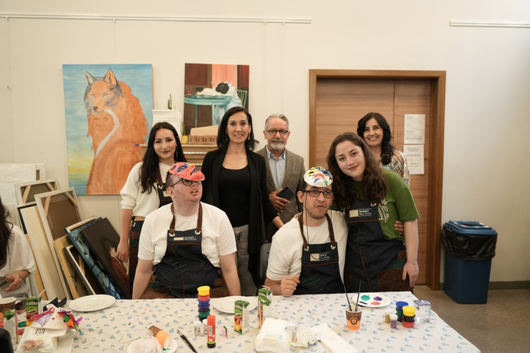 Goncalı bireylerden ‘engelsiz’ sanat