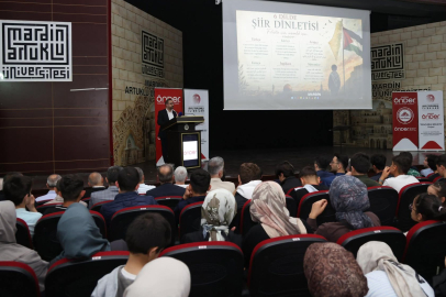 Mardin’de Gazze temalı 6 dilde şiir dinletisi