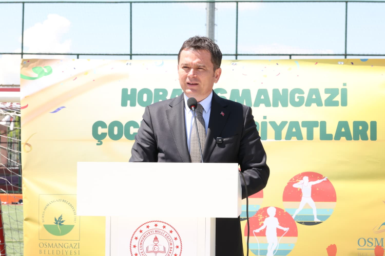 Bursa Osmangazi’de çocuk olimpiyatları nefes kesti