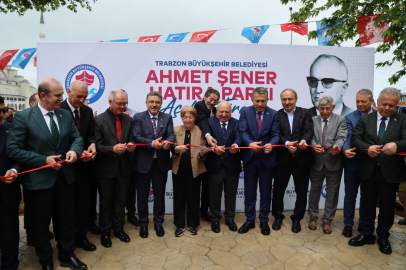 Trabzon’da Ahmet Şener Hatıra Parkı açıldı