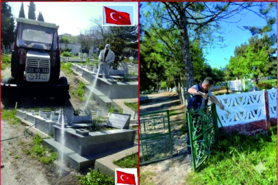 Edirne'de mezarlıklar tamamen yenilendi