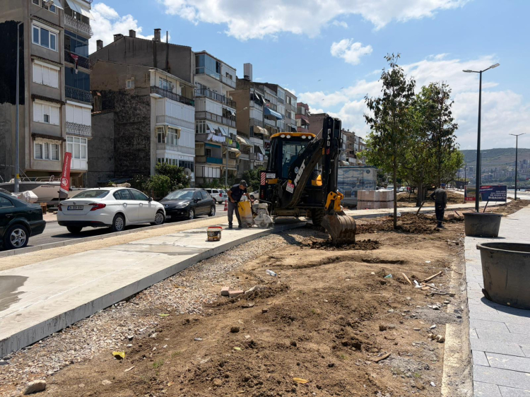 Bursa Gemlik sahilinde düzenleme tam gaz