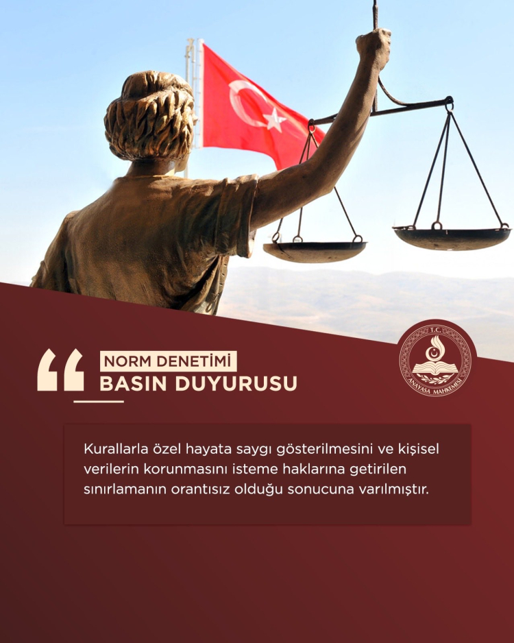 Anayasa Mahkemesi’nden dijital verilerle ilgili kritik iptal kararı