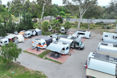 Konyaaltı Karavan Park’ta bayram yoğunluğu