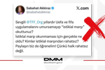 TFF iddialarına İletişim'den yalanlama: İstiklal Marşı uygulaması sürüyor