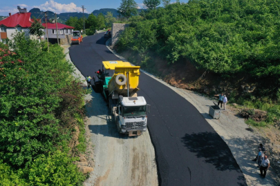 Ordu’da kırsal ulaşım yatırımları devam ediyor