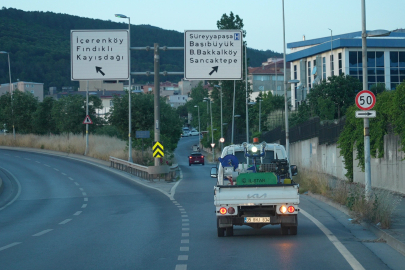 İstanbul Maltepe’de sokak ilaçlamaları sürüyor