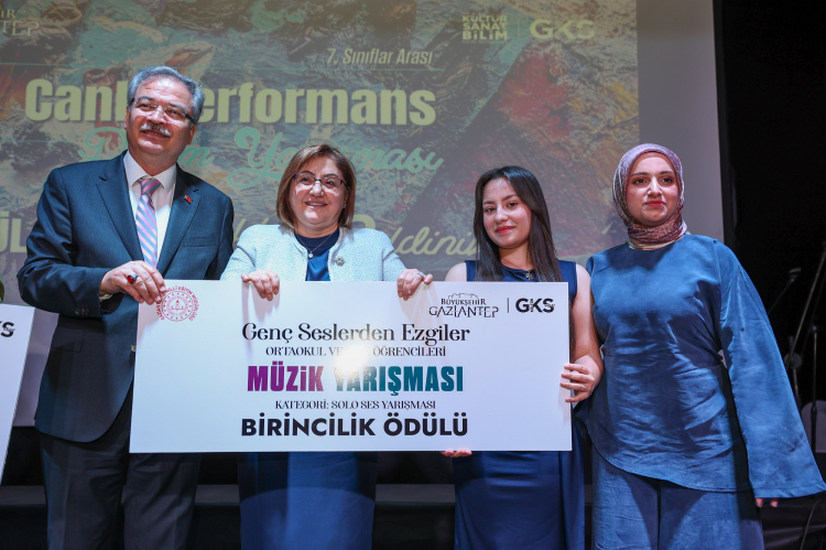 Gaziantep’te sanatla yükselen öğrenciler ödüllendirildi