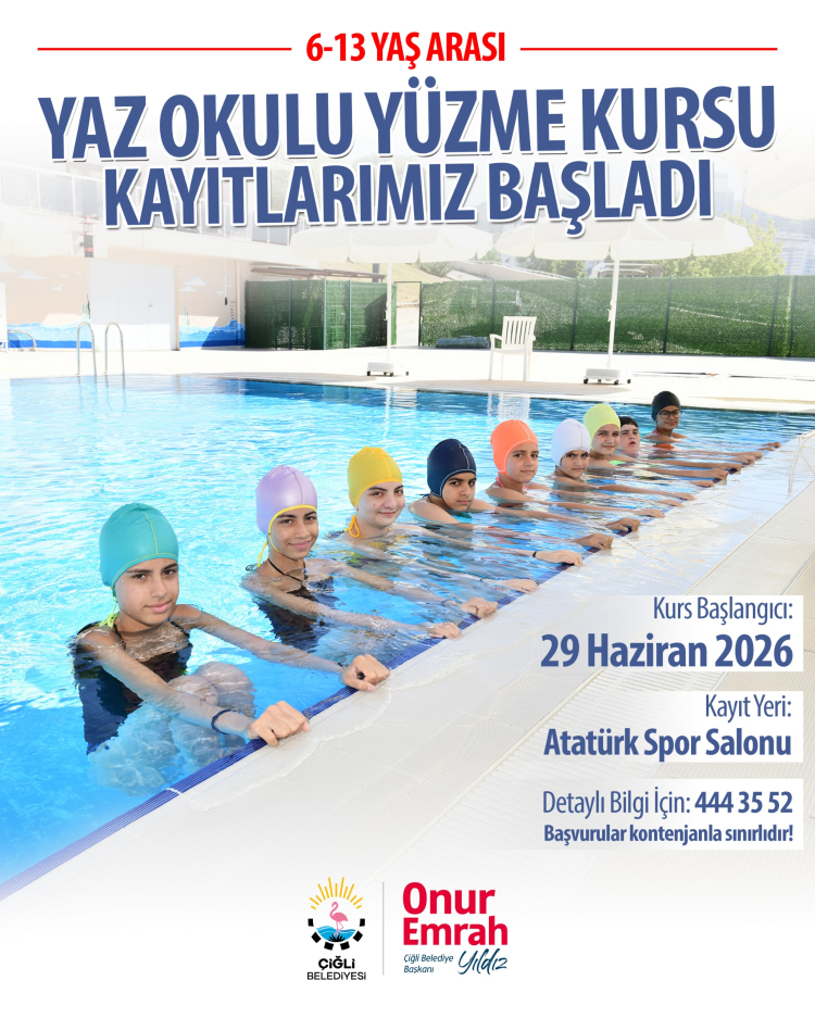 İzmir Çiğli’de yaz dönemi kursları başladı