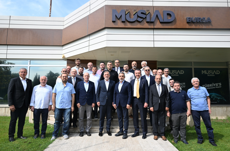 BTSO Başkanı Burkay MÜSİAD yönetimi ile buluştu