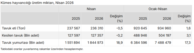 Tavuk yumurtasında rekor artış