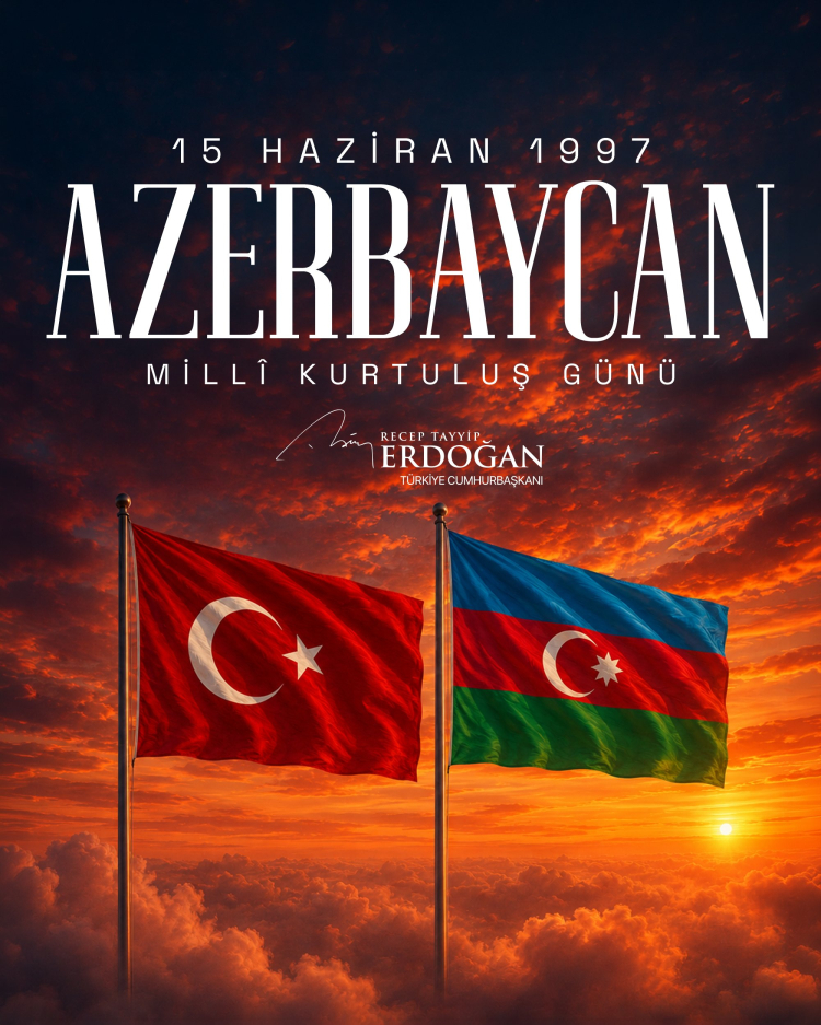Cumhurbaşkanı Erdoğan’dan Azerbaycan’a ‘Milli Kurtuluş Günü’ mesajı