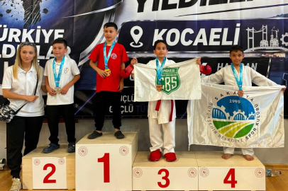 Sakarya'nın minik yıldızları Kocaeli’den 19 madalya ile döndü