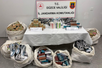 Düzce’de kaçakçılık operasyonu