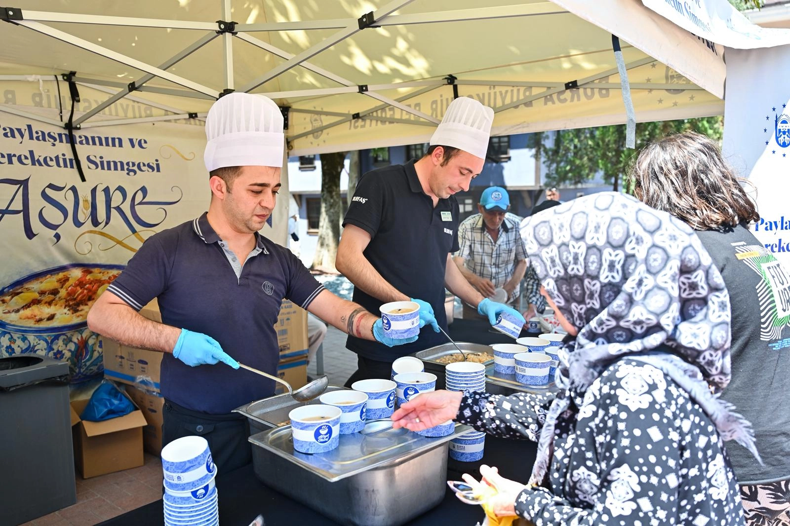 Bursa Nilüfer'de Muharrem ayının bereketi yaşandı