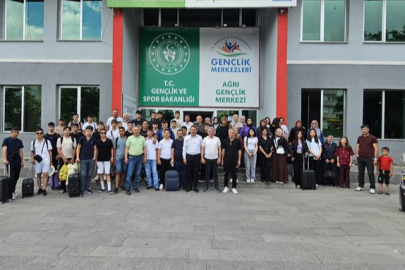 Ağrı Gençlik Merkezi'nden gençlere kamp yolculuğu