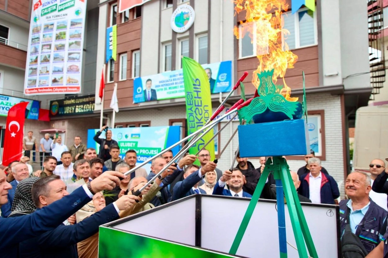 Ordu'da Ulubey yıllar sonra doğalgaza kavuştu