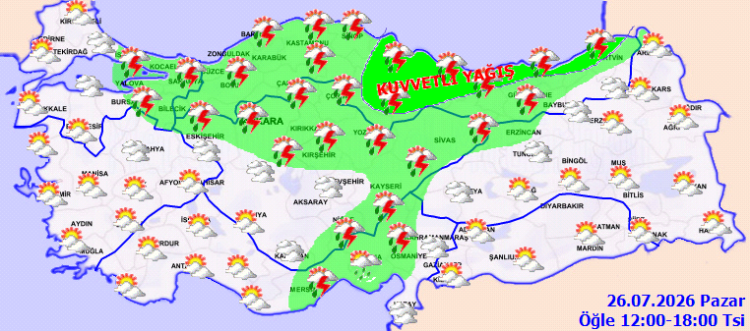 Karadeniz’e sel ve heyelan uyarısı