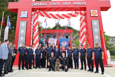 Çarşıbaşı modern itfaiye merkezine kavuştu