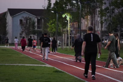 Düzce Merkez Park’ta spor etkinliklerine yoğun ilgi