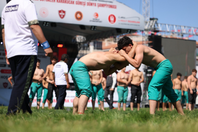 Ankara Keçiören’de genç pehlivanlar er meydanında buluştu