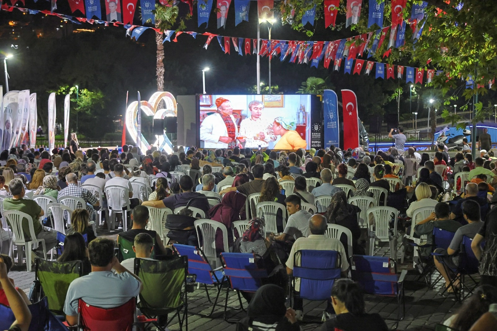 Bursa Kültürpark'ta Yeşilçam akşamları