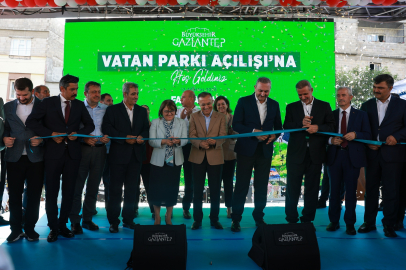 Gaziantep'in çehresini değiştirecek yeni park açıldı