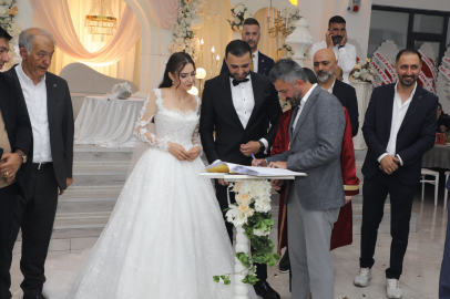 ATSO Başkanı Saim Alpaslan’ın oğlu Yusuf Alpaslan dünya evine girdi