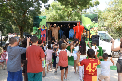 Kocaeli'de çocuklar tatilin tadını eğlenceyle çıkardı
