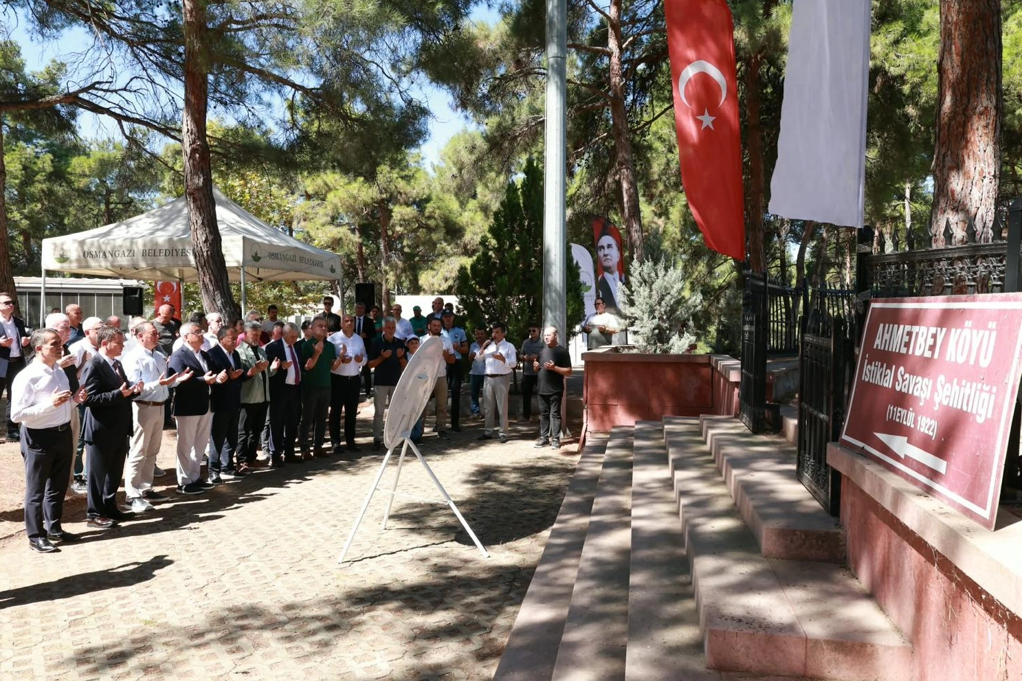 Bursa’nın Kurtuluş Günü’nde şehitler dualarla anıldı